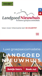 Mobile Screenshot of landgoednieuwhuis.nl